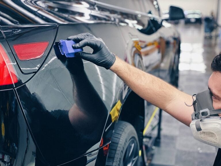 Bulletproof Auto Spa Team Working On Ceramic Coating For A Customer Image 3