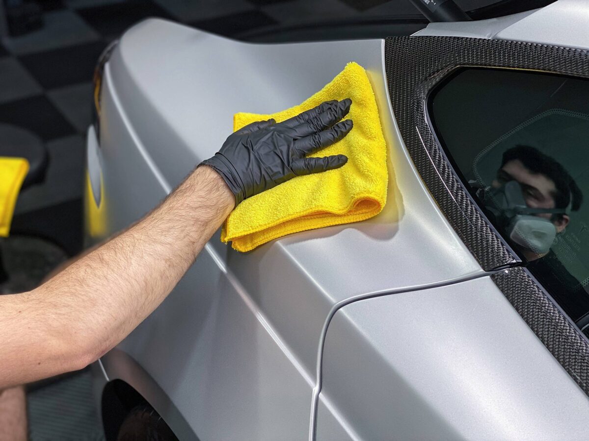 Bulletproof Auto Spa Team Working On Ceramic Coating For A Customer Image 8