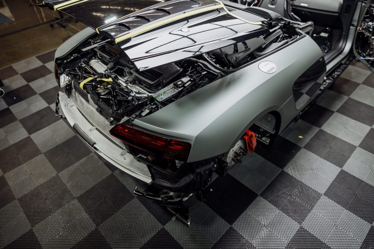 Audi R8 Color Change Vynil Wrap