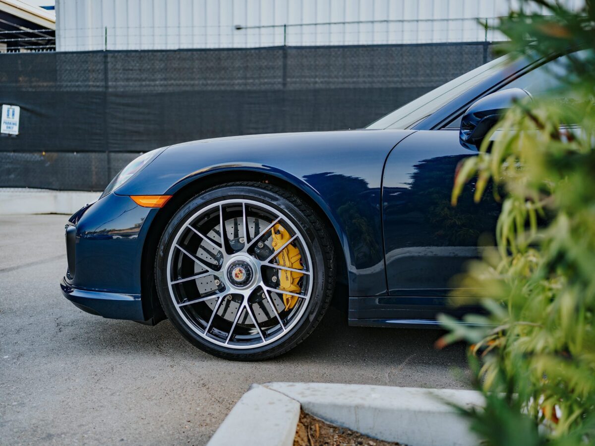 Blue Porsche 911 Full Paint Restoration