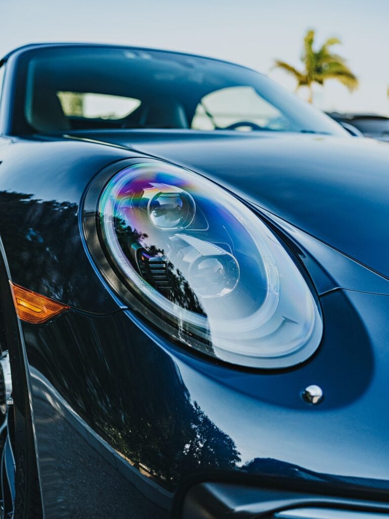 Blue Porsche 911 Full Paint Restoration