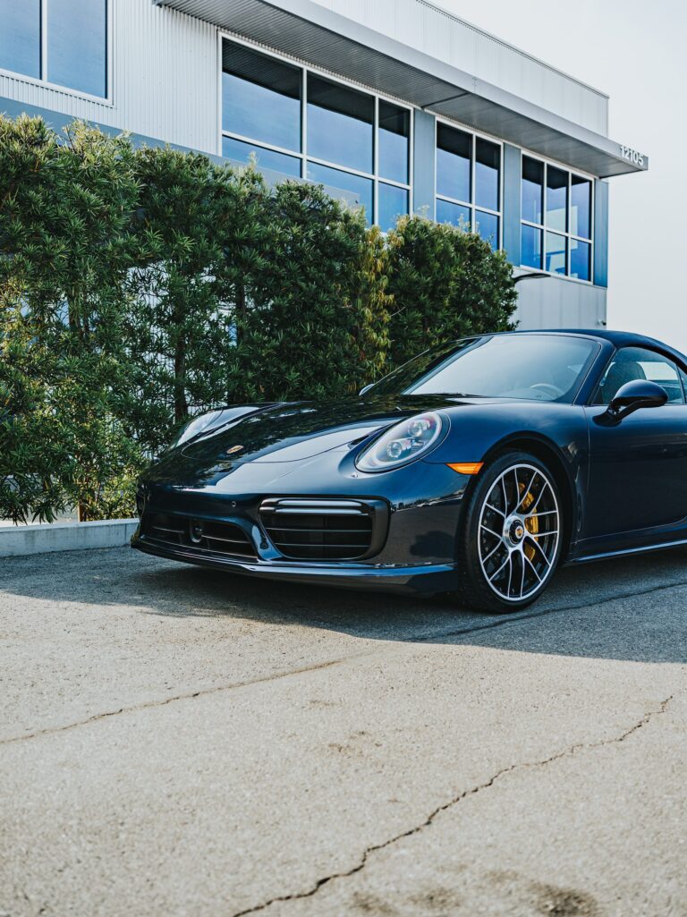 Blue Porsche 911 Full Paint Restoration