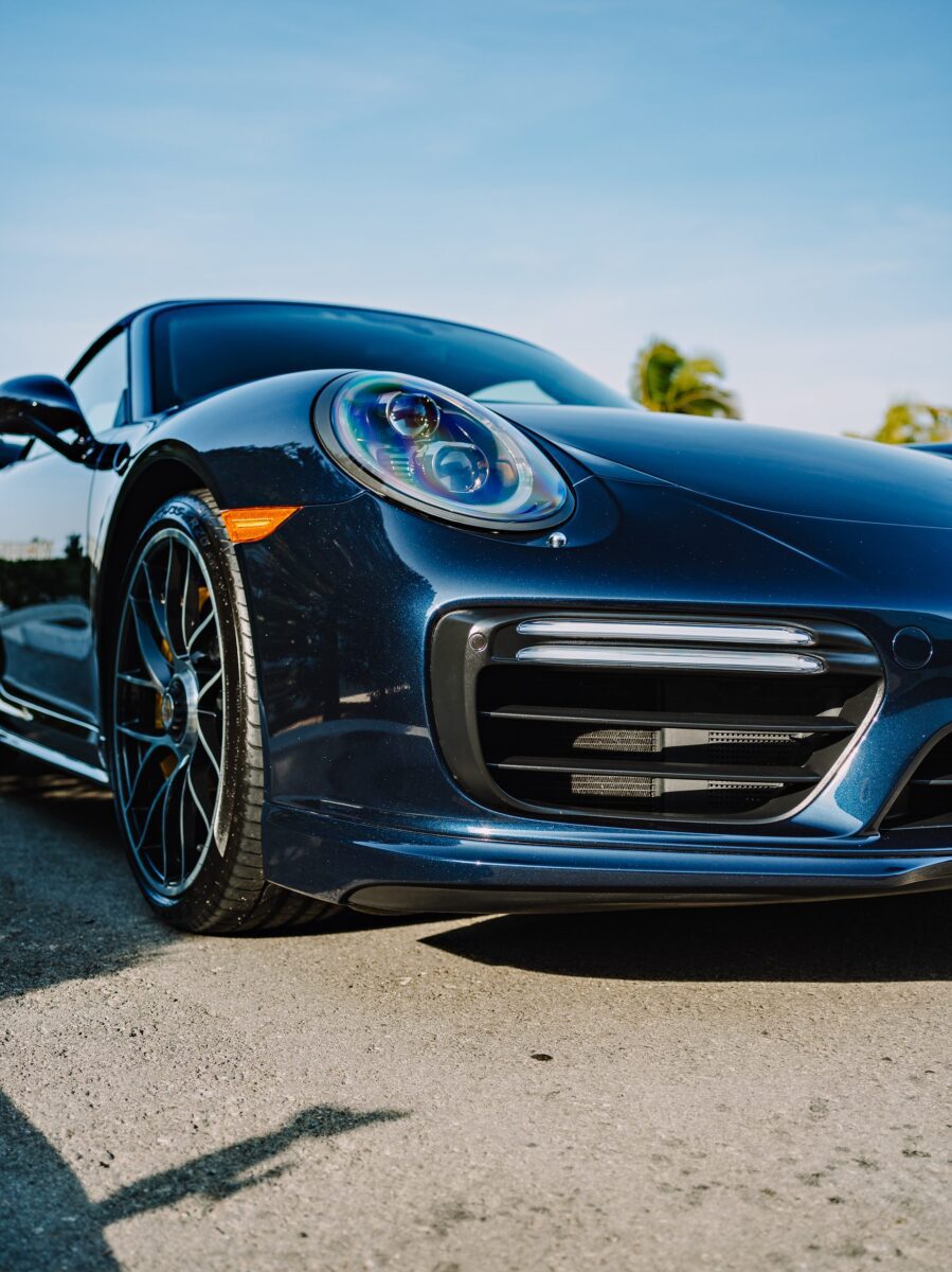 Blue Porsche 911 Full Paint Restoration