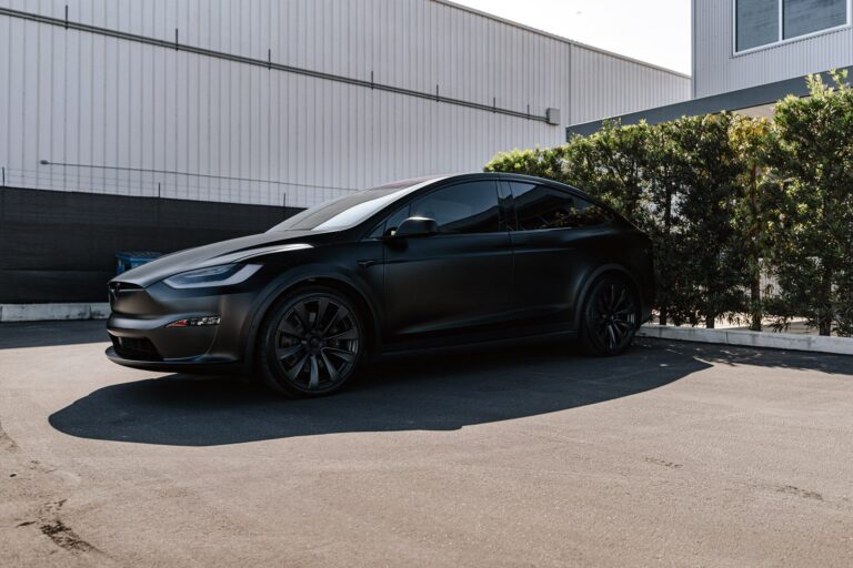 Blacked Out 2023 Tesla Model X Plaid – PPF (Paint Protection Film), Ceramic Coating