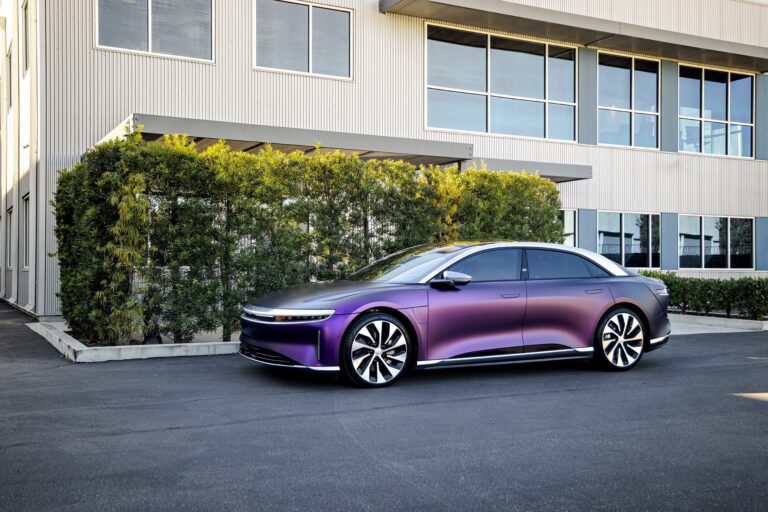 Matte Purple/Black Iridescent Lucid Air – Wrap, PPF, Ceramic Coating And More