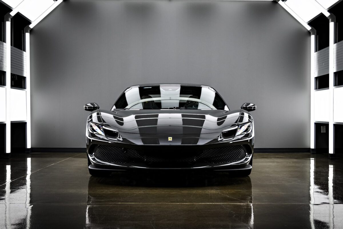 Grigio Silverstone Ferrari 296 GTB – XPEL Ultimate Plus Full Front-End Paint Protection Film (PPF)