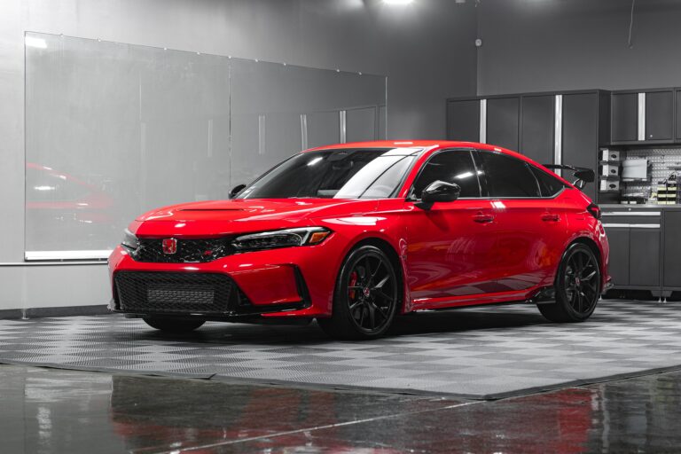 Red 2023 Honda Civic Type-R – Multi-Stage Paint Correction, PPF, Ceramic Coating