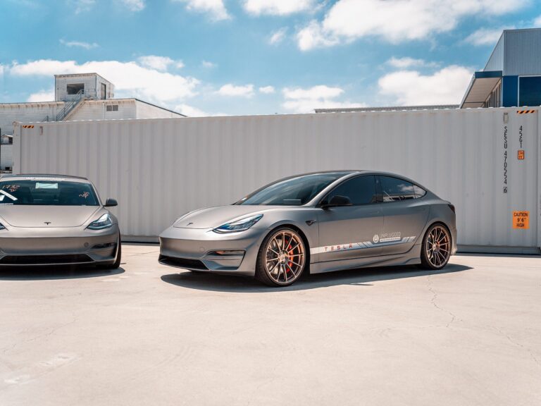 Matte Gunmetal Metallic Tesla Model 3 Performance Duo – Color-Change Wrap, Ceramic Coating and More
