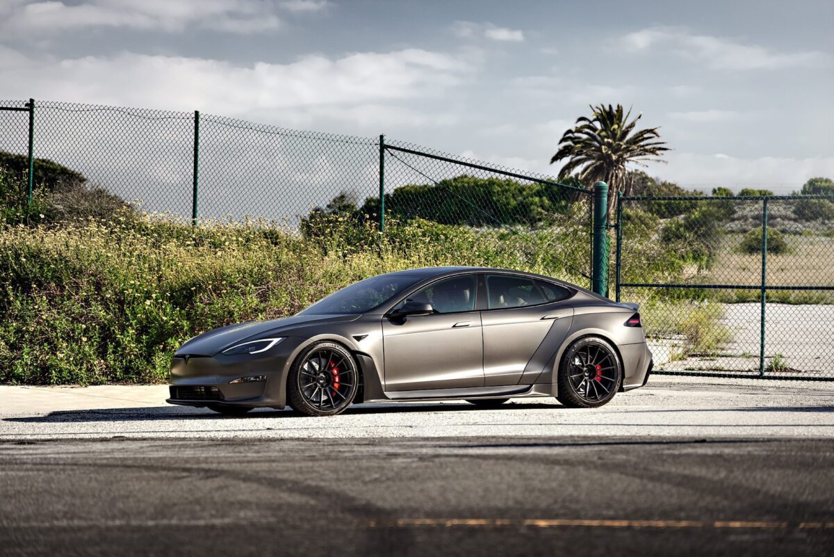 Satin Nero Tesla Model S-APEX – Ceramic Window Tint, PPF, Ceramic Coating and More