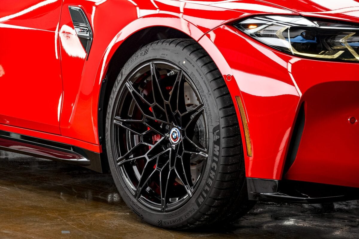 Toronto Red Metallic BMW G83 M4 Competition xDrive - Paint Protection Film (PPF), Ceramic Window Tint, Ceramic Coating and More