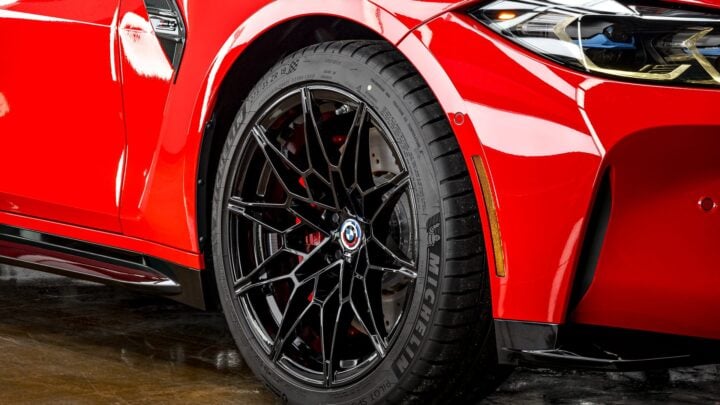 Toronto Red Metallic BMW G83 M4 Competition xDrive - Paint Protection Film (PPF), Ceramic Window Tint, Ceramic Coating and More