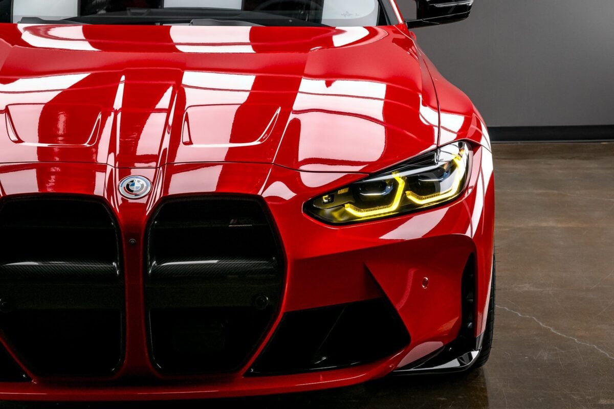 Toronto Red Metallic BMW G83 M4 Competition xDrive - Paint Protection Film (PPF), Ceramic Window Tint, Ceramic Coating and More