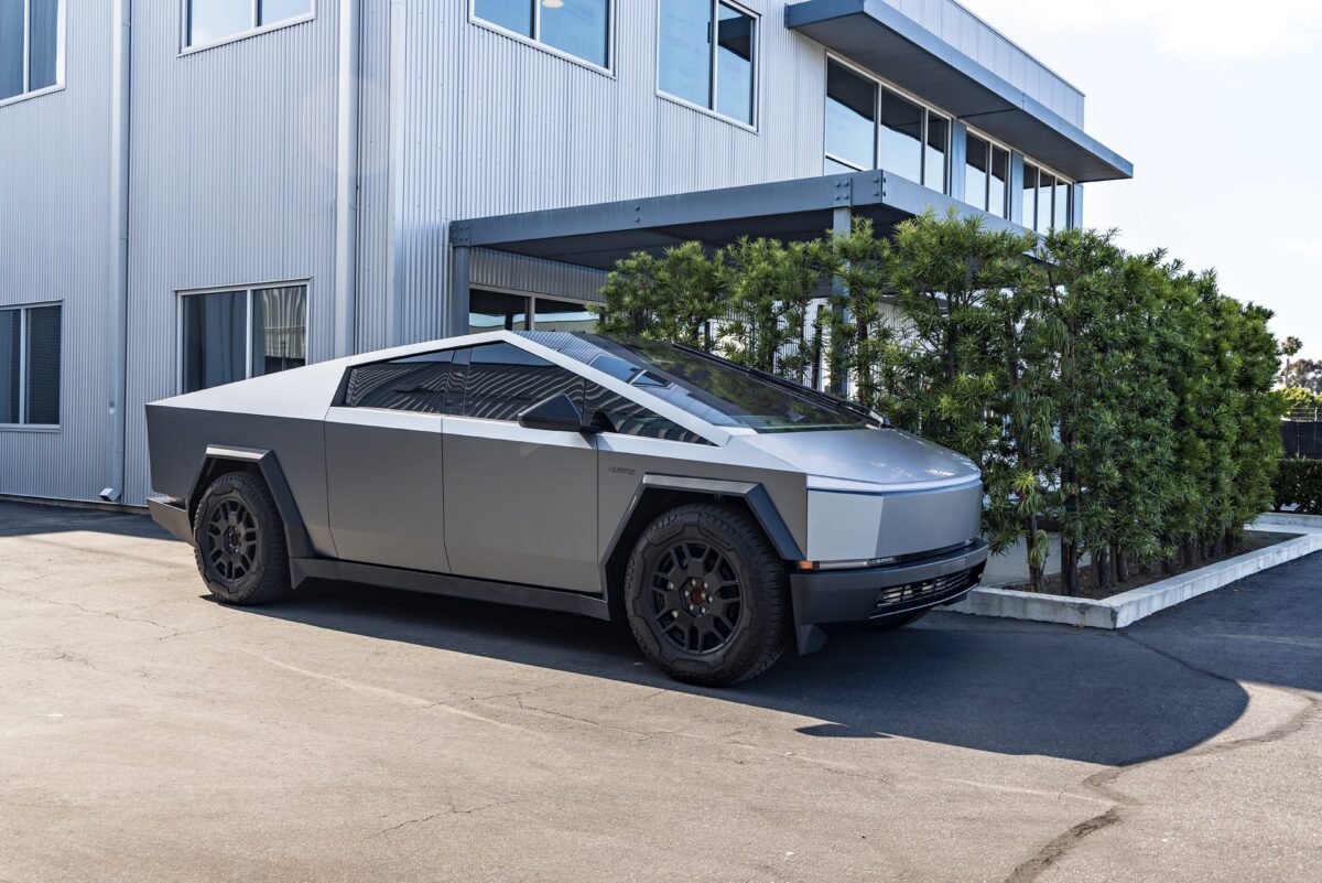 Tesla Cybertruck – Satin Bullet Colored PPF, Premium Ceramic Window Tint, Ceramic Coating and more