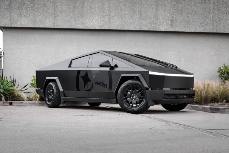 Tesla Cybertruck – Frozen Black Colored PPF, Premium ceramic window tint, Ceramic coating and more