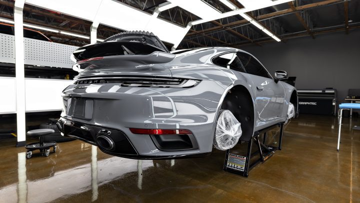 Arctic Grey 992 Porsche 911 Turbo S - PPF, nano-ceramic window tint and ceramic coating
