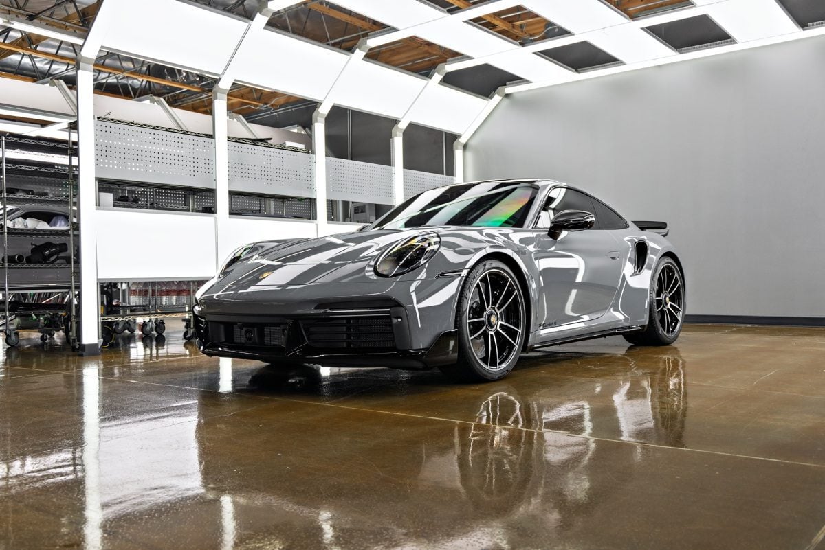 Arctic Grey 992 Porsche 911 Turbo S – PPF, nano-ceramic window tint and ceramic coating