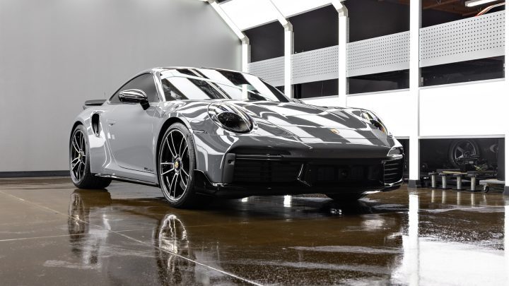 Arctic Grey 992 Porsche 911 Turbo S - PPF, nano-ceramic window tint and ceramic coating