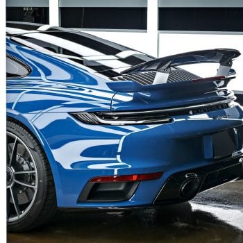 Oslo Blue 992 Porsche 911 Turbo S - PPF, Window tint and ceramic coating