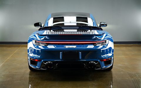 Oslo Blue 992 Porsche 911 Turbo S - PPF, Window tint and ceramic coating