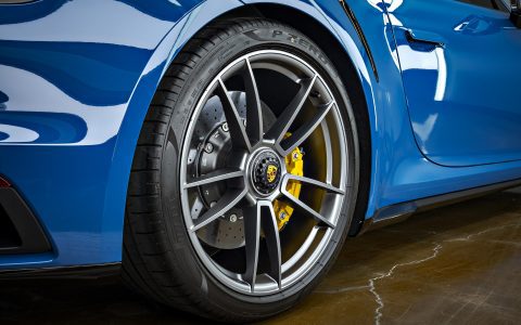 Oslo Blue 992 Porsche 911 Turbo S - PPF, Window tint and ceramic coating