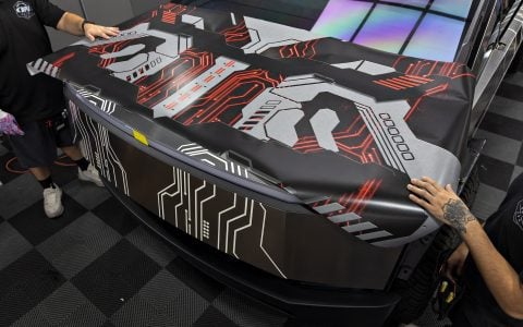Custom Design Circuit Board Cybertruck - Nano-ceramic window tint and Full printed wrap 11 BPAS Craig Coker Cybertruck 1920px Image 11