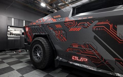Custom Design Circuit Board Cybertruck - Nano-ceramic window tint and Full printed wrap 22 BPAS Craig Coker Cybertruck 1920px Image 22