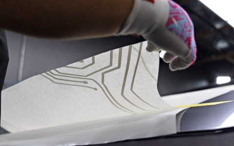 Custom Design Circuit Board Cybertruck - Nano-ceramic window tint and Full printed wrap 6 BPAS Craig Coker Cybertruck 1920px Image 6