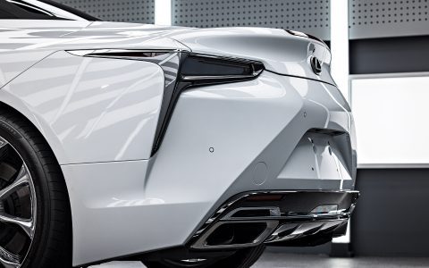 White Lexus LC500 - XPEL Ultimate Plus PPF and Ceramic coating