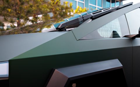 Satin Forest Green Cybertruck - PPF and Full vehicle matte ceramic coating