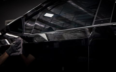 Gloss Black Cybertruck - PPF, Window tinting and ceramic coating