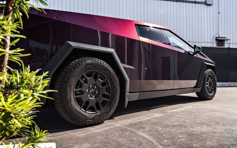 Blackberry Cybertruck - PPF and Custom branded graphics 14 Blackberry Cybertruck - PPF and Custom branded graphics