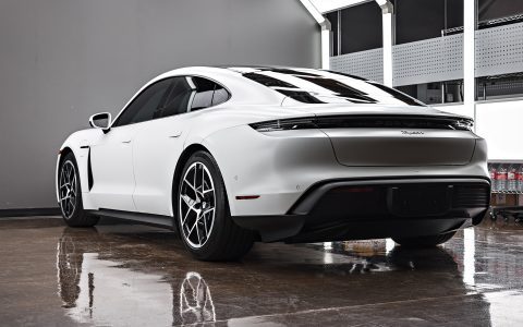 White Porsche Taycan - PPF, nano-ceramic window tint and ceramic coating 17 White Porsche Taycan - PPF, nano-ceramic window tint and ceramic coating