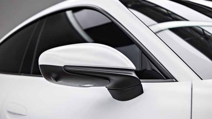 White Porsche Taycan - PPF, nano-ceramic window tint and ceramic coating