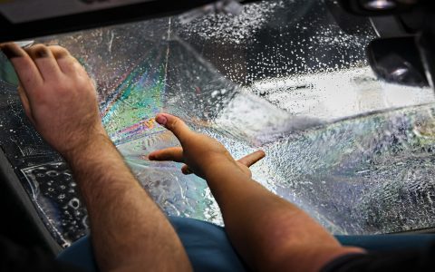 Red Lamborghini Urus - XPEL Prime XR Plus nano-ceramic window tint