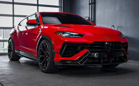 Red Lamborghini Urus - XPEL Prime XR Plus nano-ceramic window tint