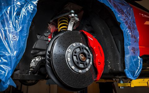 Red Lamborghini Urus - XPEL Prime XR Plus nano-ceramic window tint