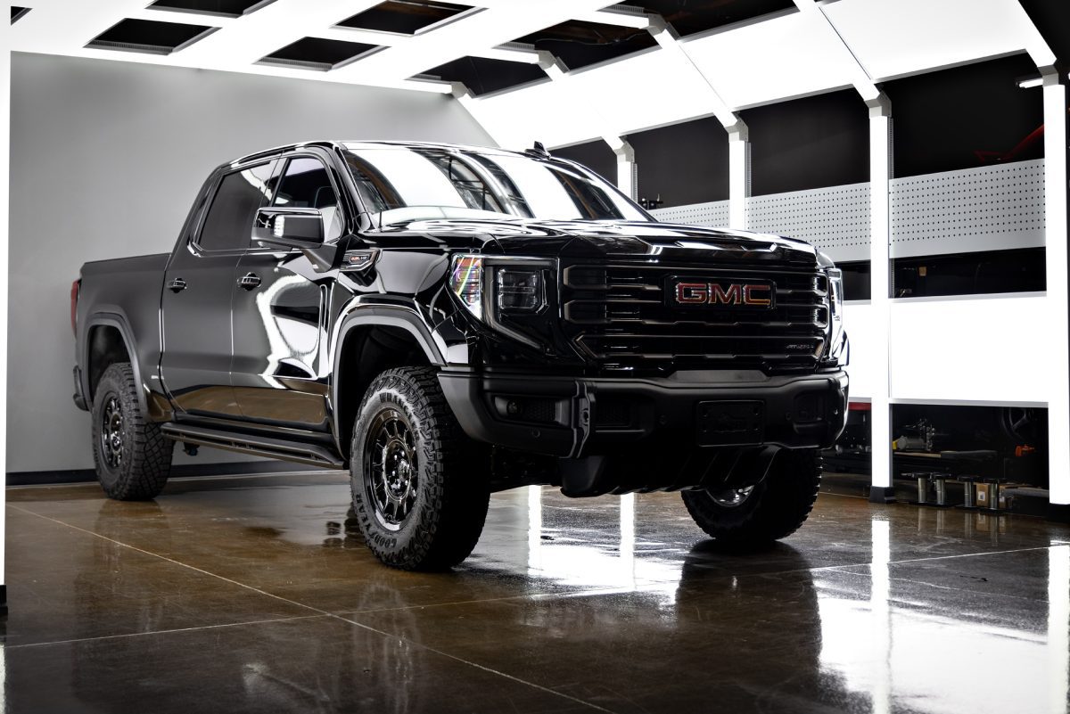 GMC Sierra 1500 AT4X – Multi-stage paint correction, XPEL Ultimate Plus PPF and ceramic coating
