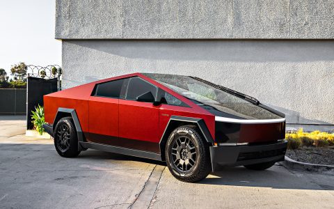 Obsidian Red Cybertruck - Full vehicle PURE Colored PPF