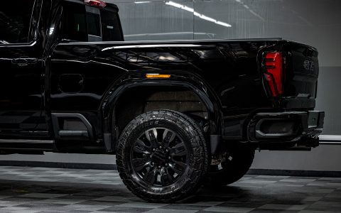 GMC Sierra HD 2500 Denali Ultimate - PPF, ceramic coating, window trim dechrome