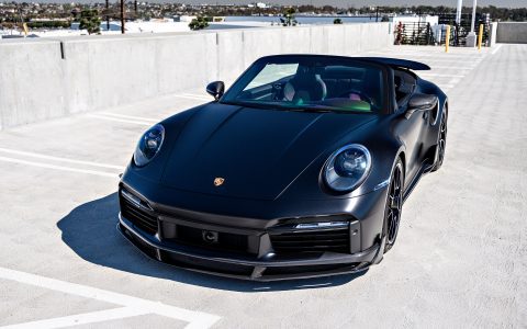 Stealth 992 Porsche 911 Turbo S Cabriolet - PPF, ceramic coating, Window tinting