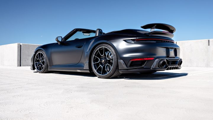 Stealth 992 Porsche 911 Turbo S Cabriolet - PPF, ceramic coating, Window tinting