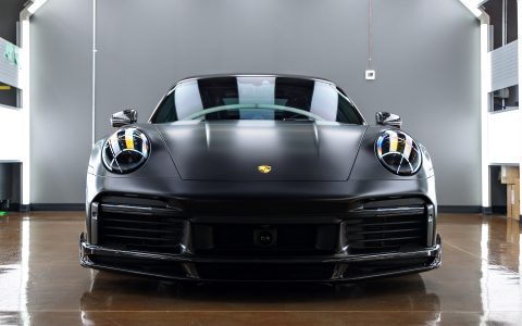 Stealth 992 Porsche 911 Turbo S Cabriolet - PPF, ceramic coating, Window tinting