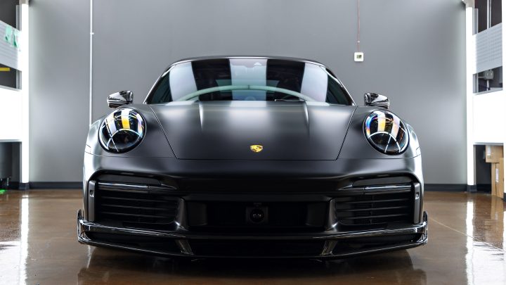Stealth 992 Porsche 911 Turbo S Cabriolet - PPF, ceramic coating, Window tinting