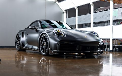Stealth 992 Porsche 911 Turbo S Cabriolet - PPF, ceramic coating, Window tinting
