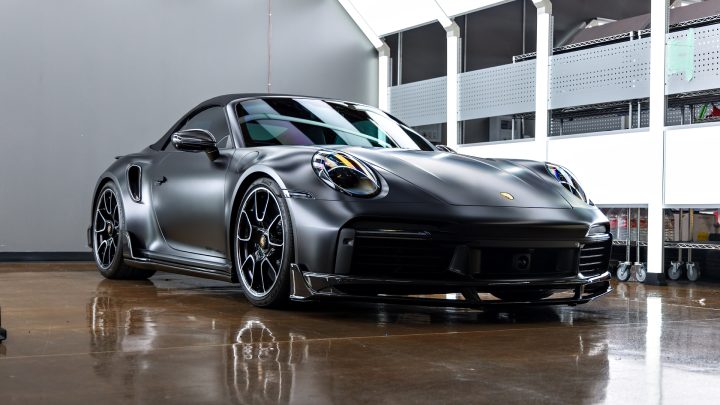 Stealth 992 Porsche 911 Turbo S Cabriolet - PPF, ceramic coating, Window tinting