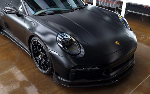 Stealth 992 Porsche 911 Turbo S Cabriolet - PPF, ceramic coating, Window tinting