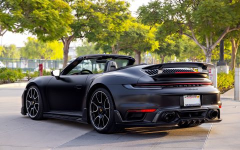 Stealth 992 Porsche 911 Turbo S Cabriolet - PPF, ceramic coating, Window tinting