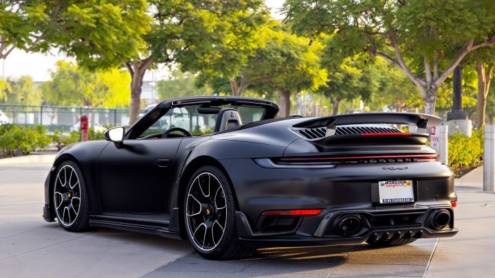 Stealth 992 Porsche 911 Turbo S Cabriolet - PPF, ceramic coating, Window tinting