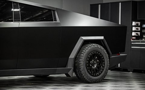 Matte Black Cybertruck - PURE Frozen Black Colored PPF and matte ceramic coating