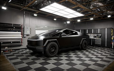 Matte Black Cybertruck - PURE Frozen Black Colored PPF and matte ceramic coating